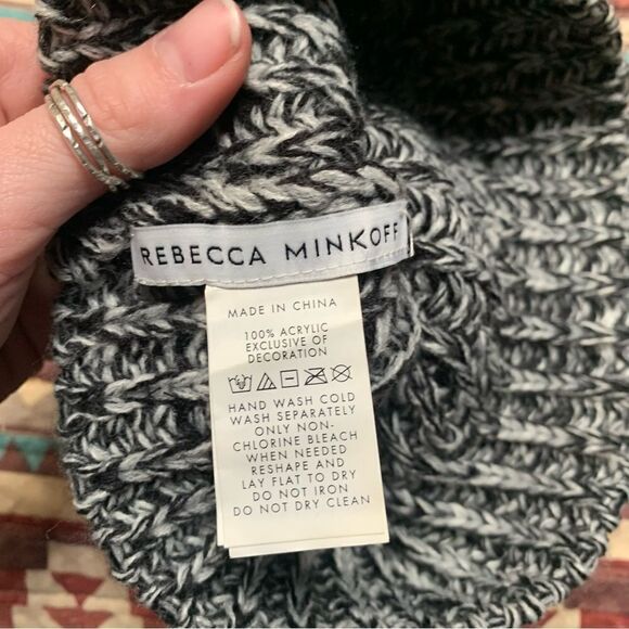 Rebecca Minkoff Pom Pom Beanie - Picture 3 of 4